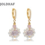 Hoop Jewelry For Women Pearl Drop Earring Tassel Stud