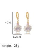 Hoop Jewelry For Women Pearl Drop Earring Tassel Stud