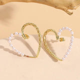 Twisted Heart Drop Earring Party Geometric Zircon Earrings