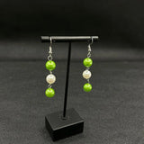Greek Yellow Pearl Earrings