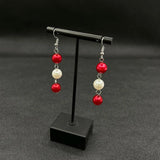 Greek Yellow Pearl Earrings
