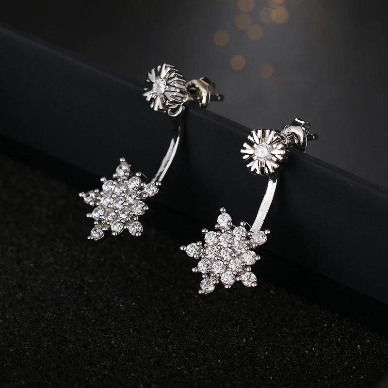 Simulation Pearl Eye Earrings Zircon Jewelry
