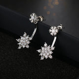 Simulation Pearl Eye Earrings Zircon Jewelry