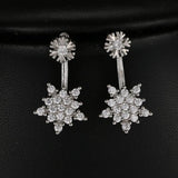 Simulation Pearl Eye Earrings Zircon Jewelry