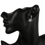 Simulation Pearl Eye Earrings Zircon Jewelry
