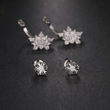 Simulation Pearl Eye Earrings Zircon Jewelry