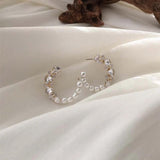 Crystal Hoop Earrings Zircon Boucle D'oreille Girls Jewelry
