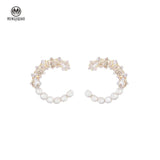 Crystal Hoop Earrings Zircon Boucle D'oreille Girls Jewelry