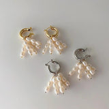 Freshwater Pearls Hoop Earrings Barque Stylish Tassel Earrings