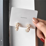 Pearl Earrings Women Jewelry Couples Gift