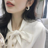Pearl Earrings Women Jewelry Couples Gift