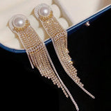French Frosted Texture Water Drop Earrings for Women