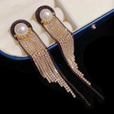 French Frosted Texture Water Drop Earrings for Women