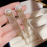 French Frosted Texture Water Drop Earrings for Women