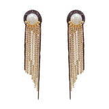 French Frosted Texture Water Drop Earrings for Women