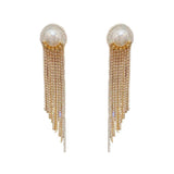 French Frosted Texture Water Drop Earrings for Women