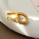 Simulated Pearl Hoop Earrings for Women - Gift Accessories