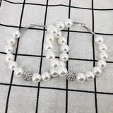 Pearl Beads Hoop Earring Europe and America for Women Girls