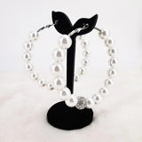 Pearl Beads Hoop Earring Europe and America for Women Girls