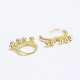 TrustDavis 925 Silver Tassel Charm Hoop Earrings For Girls Birthday