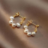 Pearl Beads Women Earrings Wedding Charm Stud Earring