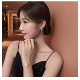 Pearl Beads Women Earrings Wedding Charm Stud Earring