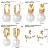 Natural Pearl Hoop Earrings for Women