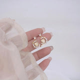 Crystal Women Dangle Earrings Pearl Earring Female Jewelry
