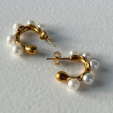 Bilandi Simulated Pearl Earrings European American Party Hot Selling