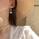 Baroque Pearl Earrings Geometric Spring Jewelry