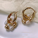 Bilandi Pearl Drop Earrings for Women - Elegant Party Gift