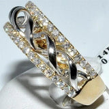 Real 14K 2 Carat Diamond Rings for Women Anillos Bague Bijoux Femme