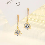 24K Natural Gemstone Drop Earring for Women