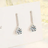 24K Natural Gemstone Drop Earring for Women