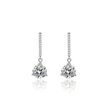 24K Natural Gemstone Drop Earring for Women
