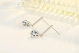 24K Natural Gemstone Drop Earring for Women