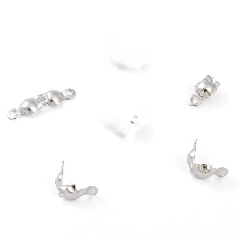 10-Piece Set Gold-Plated Copper Clips for DIY Jewelry Necklace Pendant