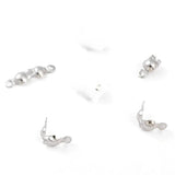 10-Piece Set Gold-Plated Copper Clips for DIY Jewelry Necklace Pendant