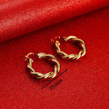 African Hoop Earrings for Women Ethiopian Jewelry Nigeria Congo A