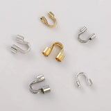 10-Piece 14K Horse Buckle Line Clasp DIY Jewelry Necklace Tail