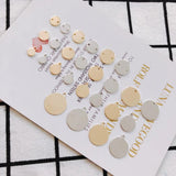 Metal Round Eardrop Charms for Jewelry Making 8pcs