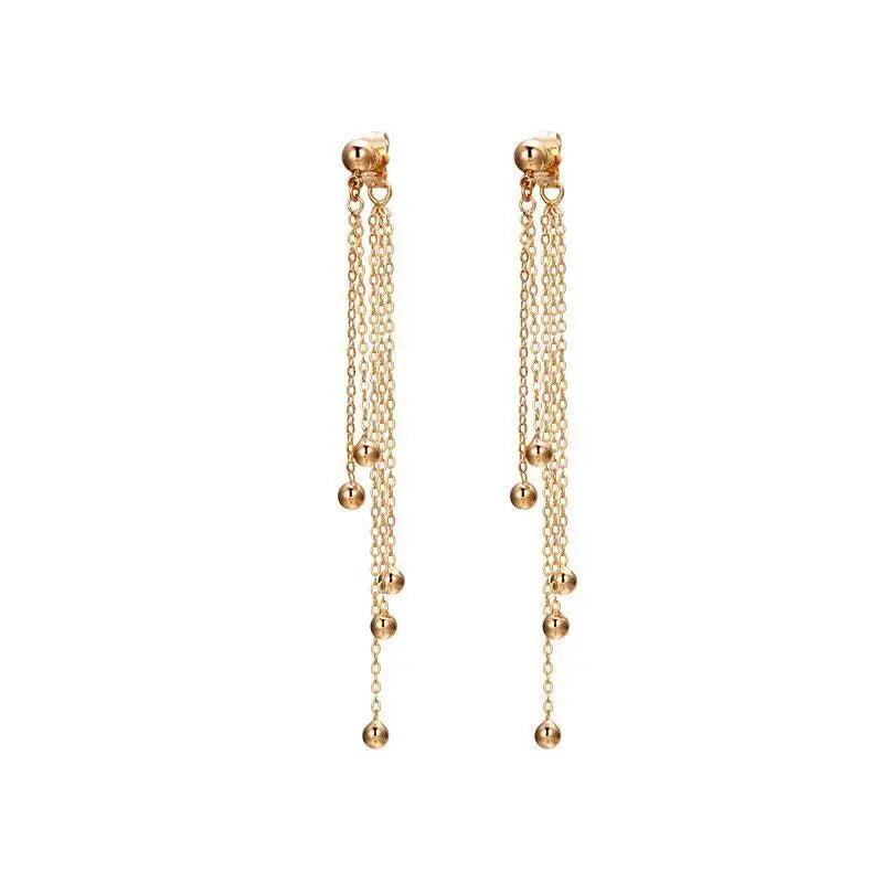 Christmas Sale: 40% Off Tassel Drop Earrings, 18k Gold