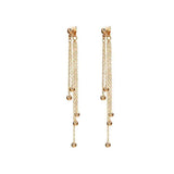 Christmas Sale: 40% Off Tassel Drop Earrings, 18k Gold
