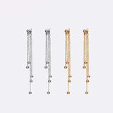 Christmas Sale: 40% Off Tassel Drop Earrings, 18k Gold