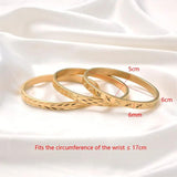 18K Stainless Steel Bracelet & Bangle Gift