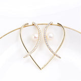 14K Plated Linear Stud Earrings DIY Accessories Women