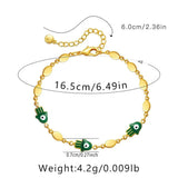 Hand of Fatima Multi-color Bracelet 18K Plated High Jewelry