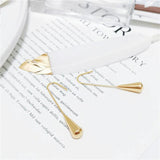 French Style Water Drop Earrings Stainless Steel Hook