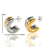 Double Layer Dual Earrings for Women Jewelry