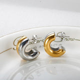 Double Layer Dual Earrings for Women Jewelry